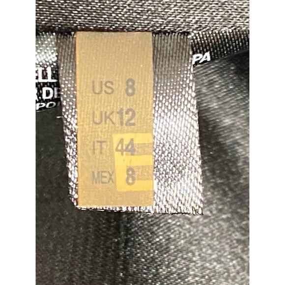 T Tahari Blazer Jacket Womens 8 Black Wool Lined Career Long Sleeve Collared - Picture 4 of 16